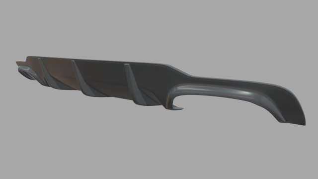 Rear Bumper 01 Modèle 3D .c4d .max .obj .3ds .fbx .stl .blend 