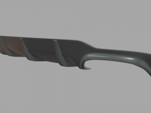 Rear Bumper 01 3D Model