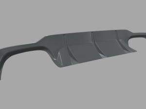 Rear Bumper 01 Modèle 3D