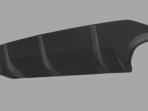 Rear Bumper 01 Modèle 3D