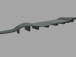 Rear Bumper 02 3D Model