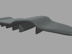Rear Bumper 02 3D Model
