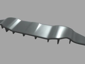 Rear Bumper 02 3D Model