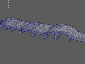 Rear Bumper 02 3D Model