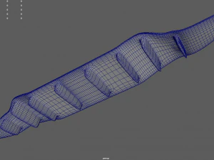 Rear Bumper 02 3D Model