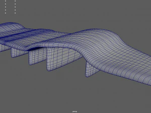 Rear Bumper 02 3D Model