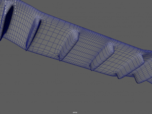 Rear Bumper 02 Modelo 3D