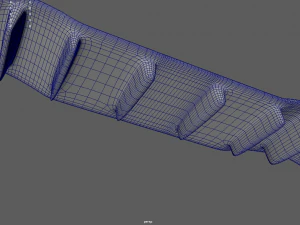 Rear Bumper 02 3D Model