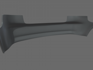 Rear Bumper Audi A3 Modelo 3D