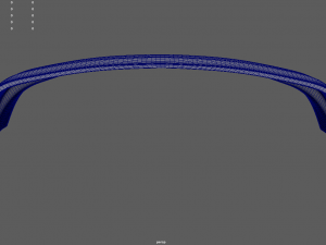 Rear Bumper Audi A3 Modelo 3D
