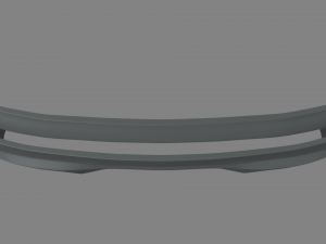 Rear Bumper Custom 01 3D Model