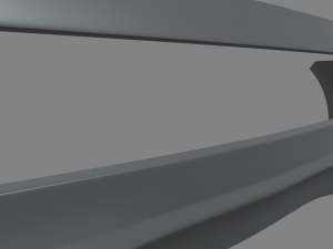 Rear Bumper Custom 01 3D Model