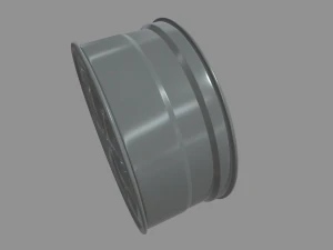 Rim Car Custom 01 3D Model