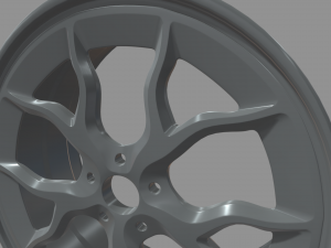Rim Car Custom 01 3D 모델