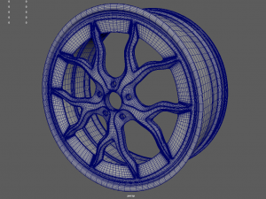 Rim Car Custom 01 3D 모델