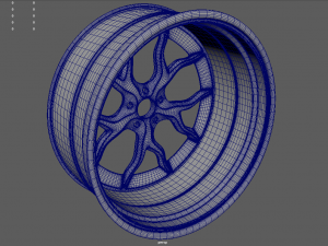 Rim Car Custom 01 3D 모델