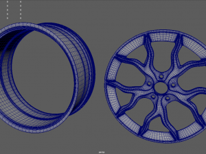 Rim Car Custom 01 3D 모델