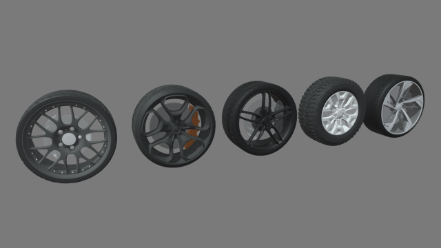 Rim Pack 01 3Dモデル .c4d .max .obj .3ds .fbx .stl .blend 