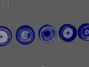 Rim Pack 01 3D Model