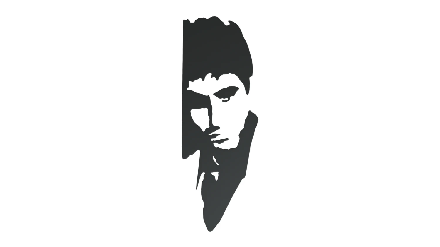 Scarface Poster 3D Print Model .c4d .max .obj .3ds .fbx .stl .blend 