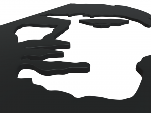 Scarface Poster 3D प्रिंट मॉडल
