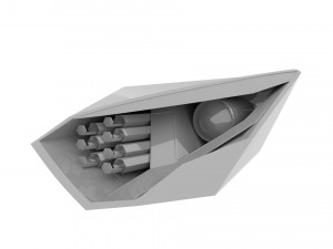 Headlight Rearlight Sport Car 01 3D Model
