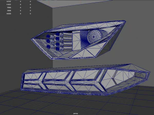 Headlight Rearlight Sport Car 01 3D Model