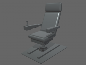 Starship Seat 01 3D Model