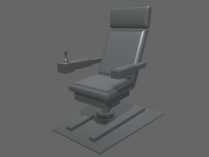 Starship Seat 01 Modelo 3D