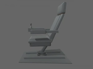 Starship Seat 01 3D Model