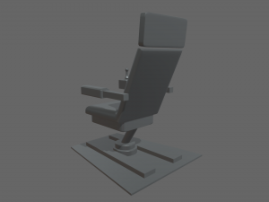 Starship Seat 01 3D मॉडल