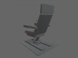 Starship Seat 01 3D Model