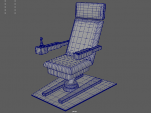 Starship Seat 01 3D मॉडल