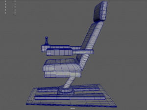Starship Seat 01 3D मॉडल
