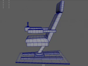 Starship Seat 01 3D Model