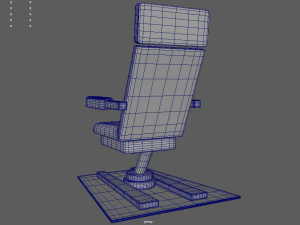 Starship Seat 01 3D Model