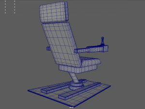 Starship Seat 01 3D Model