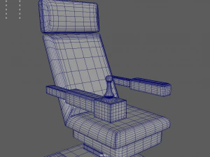 Starship Seat 01 3D Model
