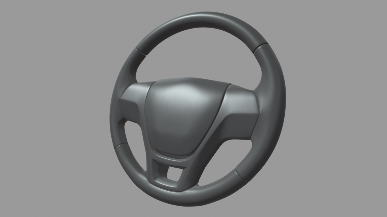 Driver Airbag Animated 3D model animated