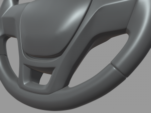 Steering Wheel Car 01 Modèle 3D