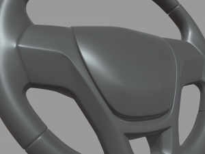 Steering Wheel Car 01 Modèle 3D