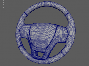 Steering Wheel Car 01 Modèle 3D