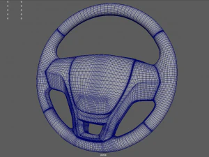Volante per auto 01 Modello 3D