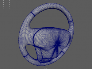 Steering Wheel Car 01 Modèle 3D