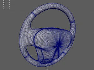 Volante per auto 01 Modello 3D