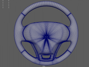 Steering Wheel Car 01 Modèle 3D