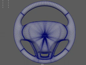 Volante per auto 01 Modello 3D