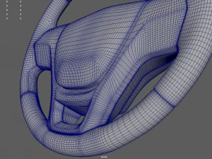 Volante per auto 01 Modello 3D
