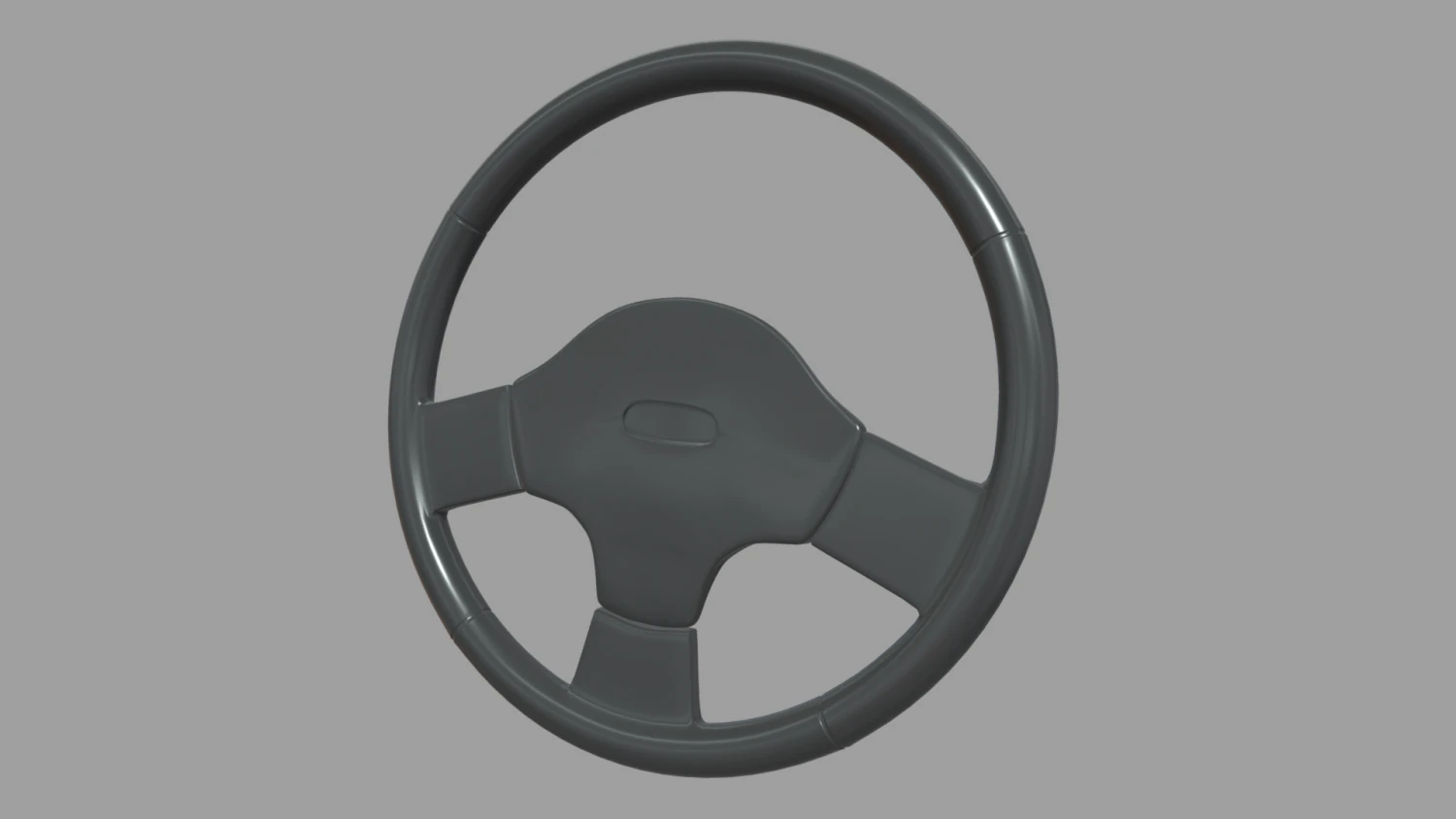Steering Wheel Car 02 3D Model .c4d .max .obj .3ds .fbx .stl .blend 