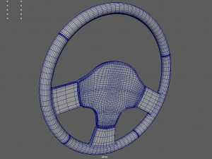 Steering Wheel Car 02 3Dモデル